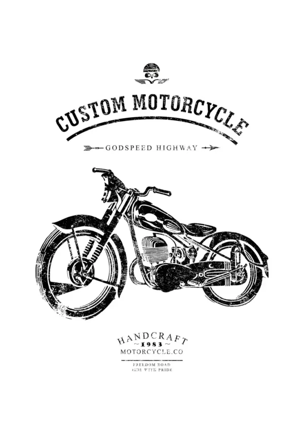 Custom Motorcycle Godspeed Highway
