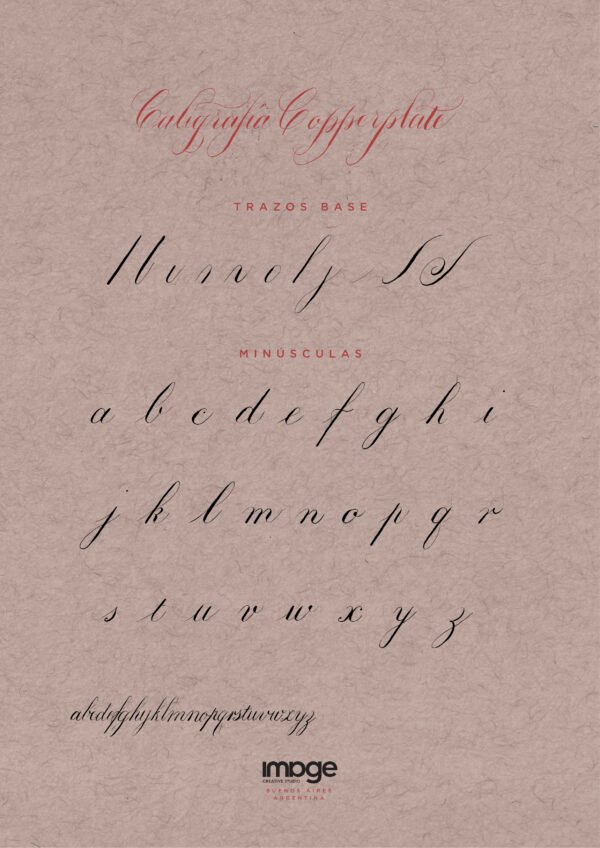 Trazos base y minúsculas