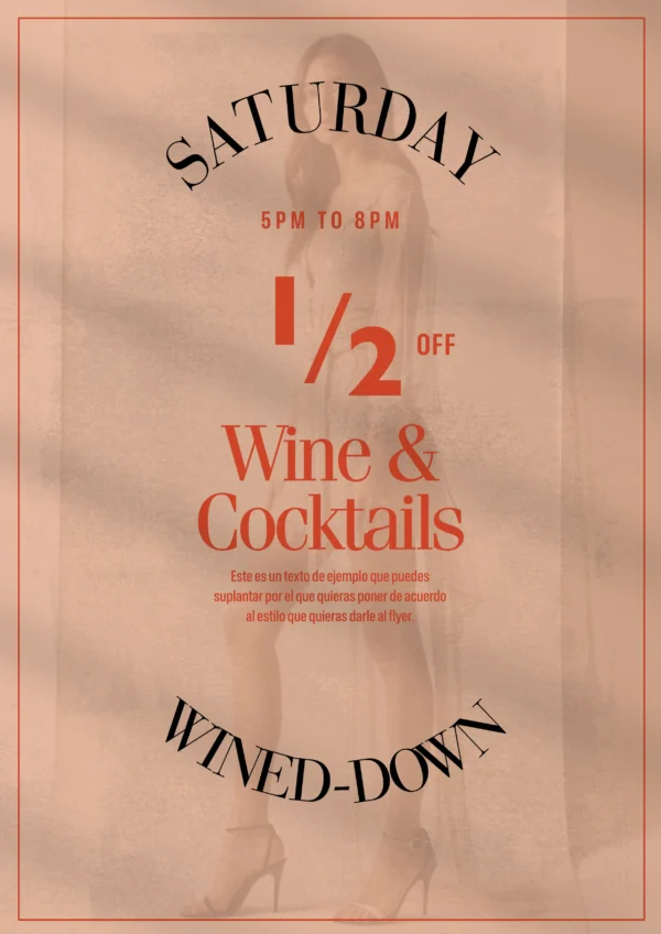 Flyer - Wine & Cocktails