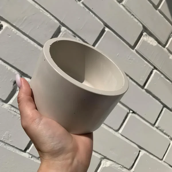 Maceta de cemento 12,5 cm